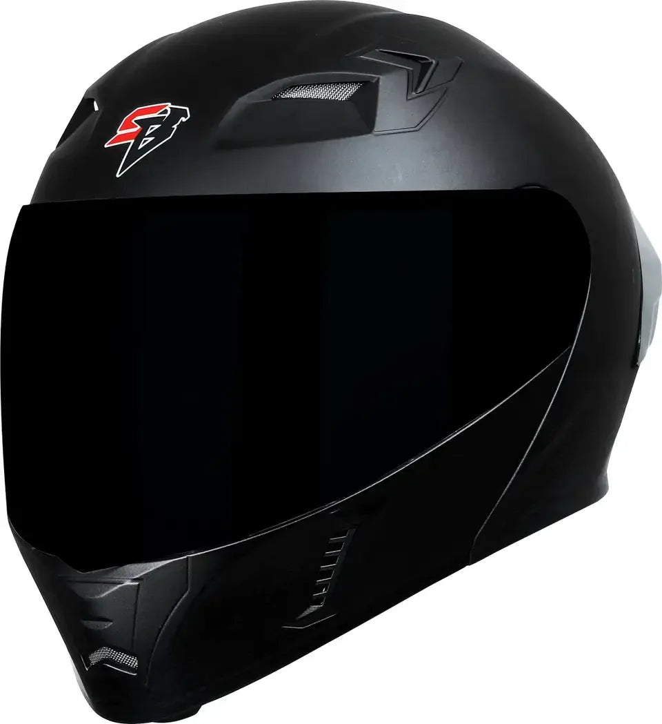 Steelbird Sba-20 09 Black Grey Flip-Up Helmet