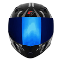 Steelbird Sba-20 Shield X Black Gray Full Face Helmet