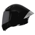 Steelbird Sba 20 Chrome Glossy Black Full Face Helmet