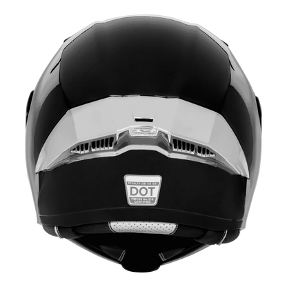 Steelbird Sba20 Chrome Glossy Black Full Face Helmet