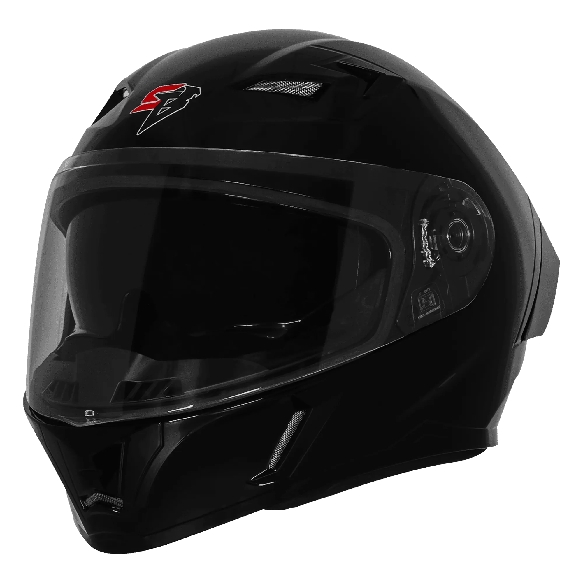 Steelbird Sba 11 Lt Black Full Face Helmet