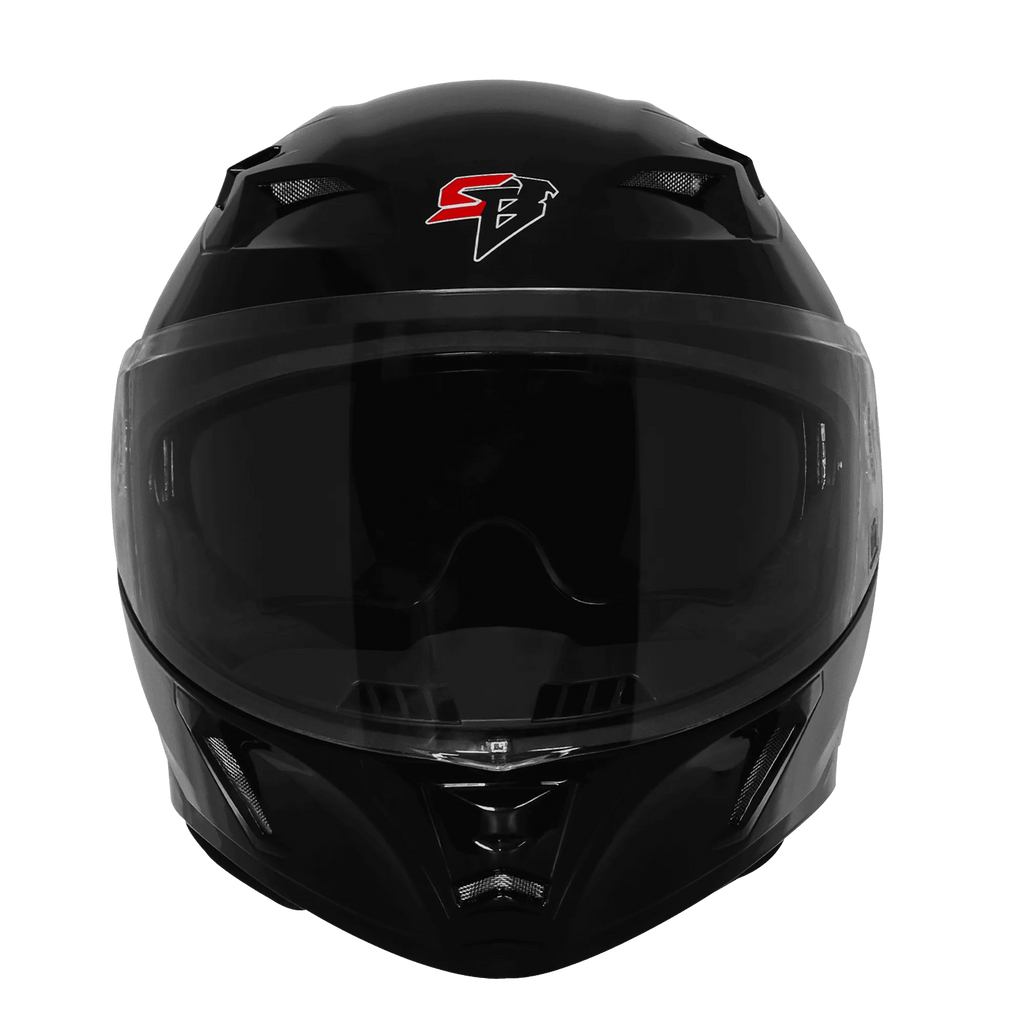 Steelbird Sba 11 Lt Black Full Face Helmet