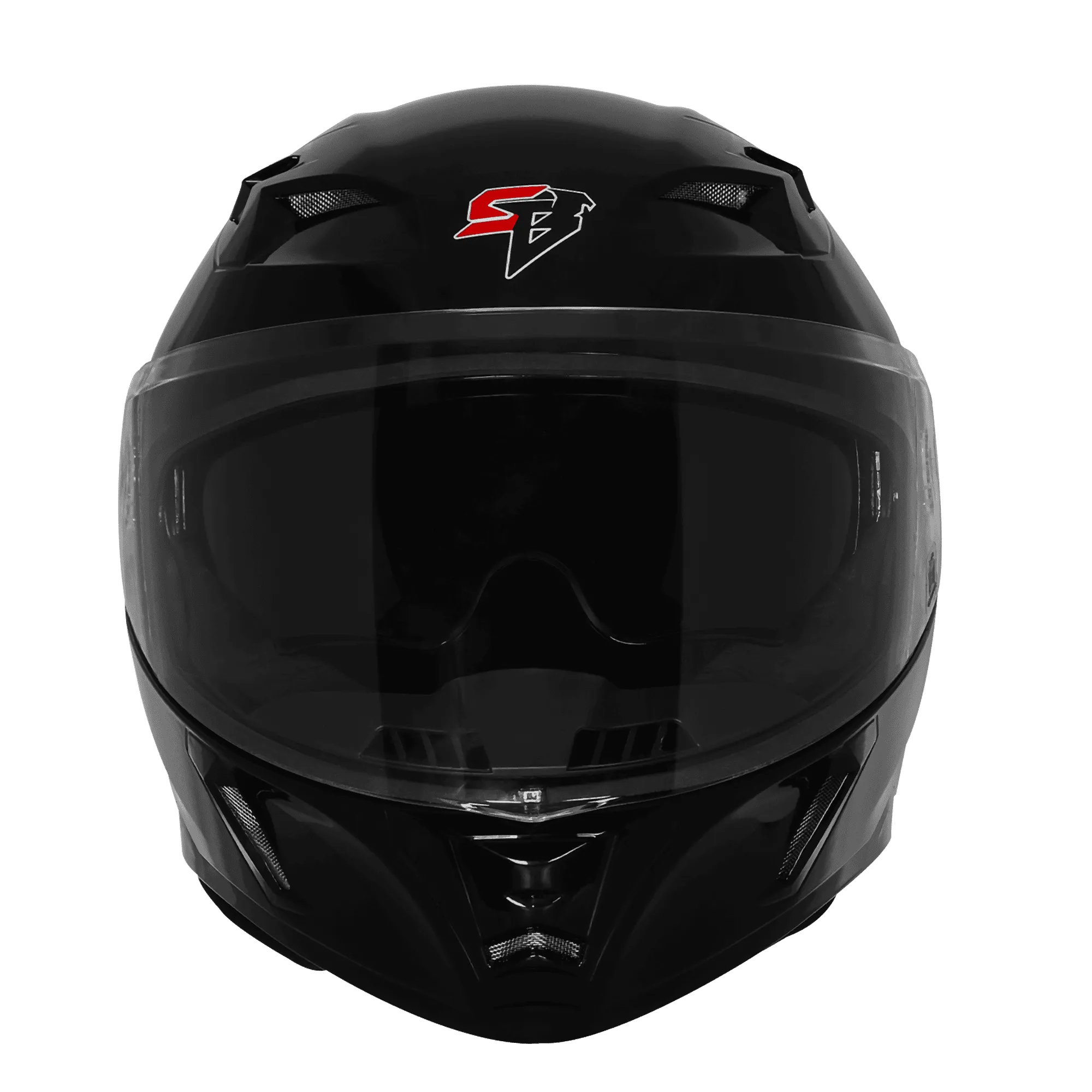 Steelbird Sba 11 Lt Black Full Face Helmet