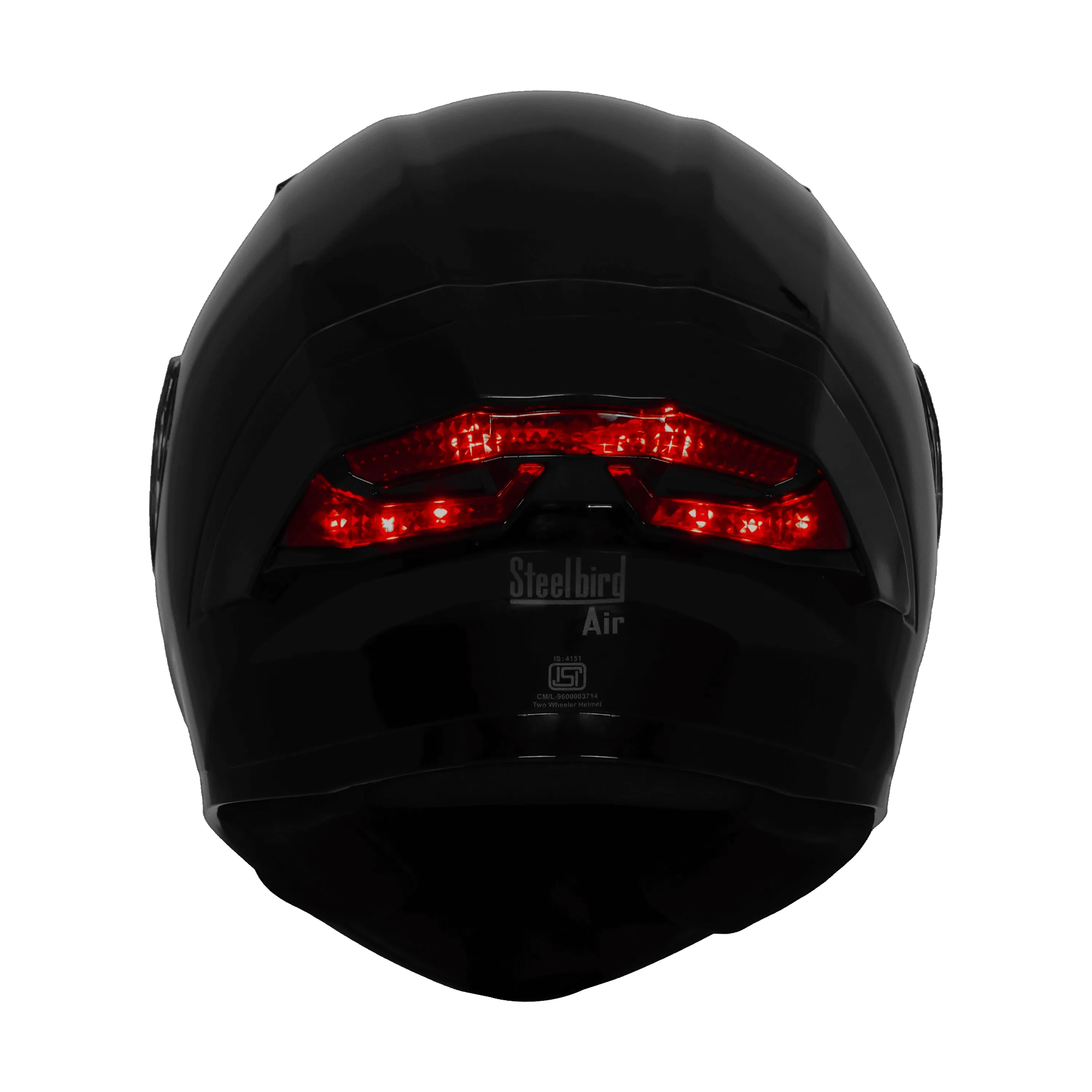 Steelbird Sba 11 Lt Black Full Face Helmet