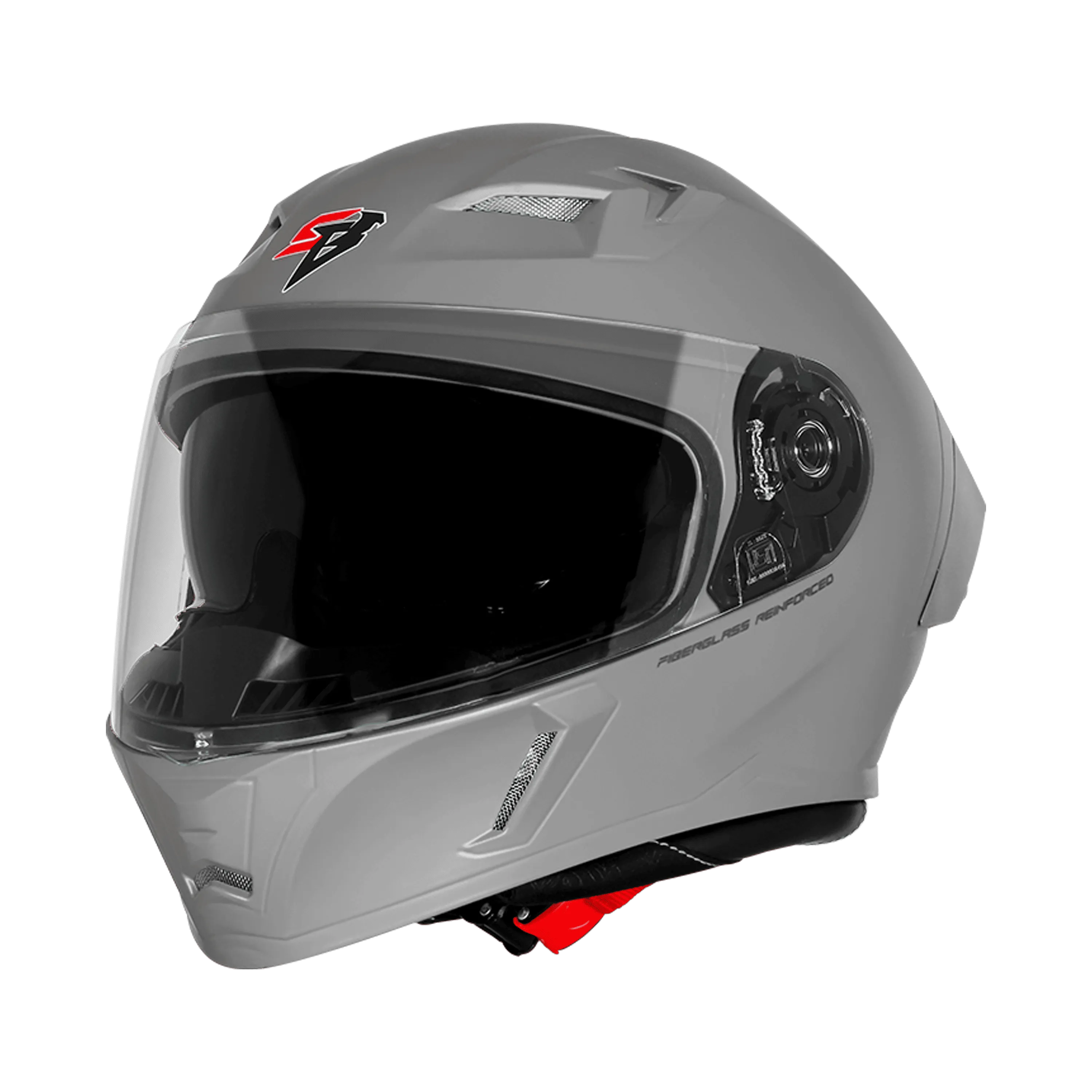 Steelbird Sba 11 Lt Titanium Grey Full Face Helmet
