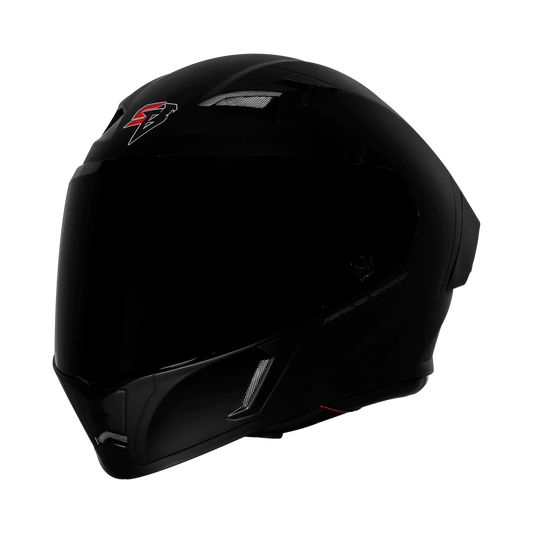 Steelbird Sba 11 Tornado Matt Black Full Face Helmet