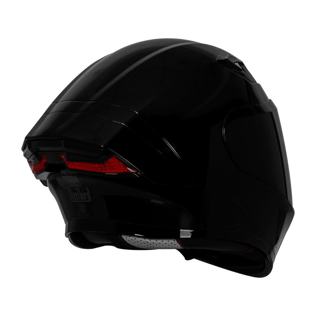 Steelbird Sba 11 Tornado Matt Black Full Face Helmet