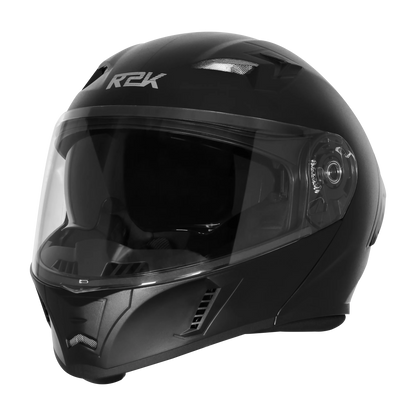 Steelbird Sba 15 R2k Dashing Black Flip Up Helmet