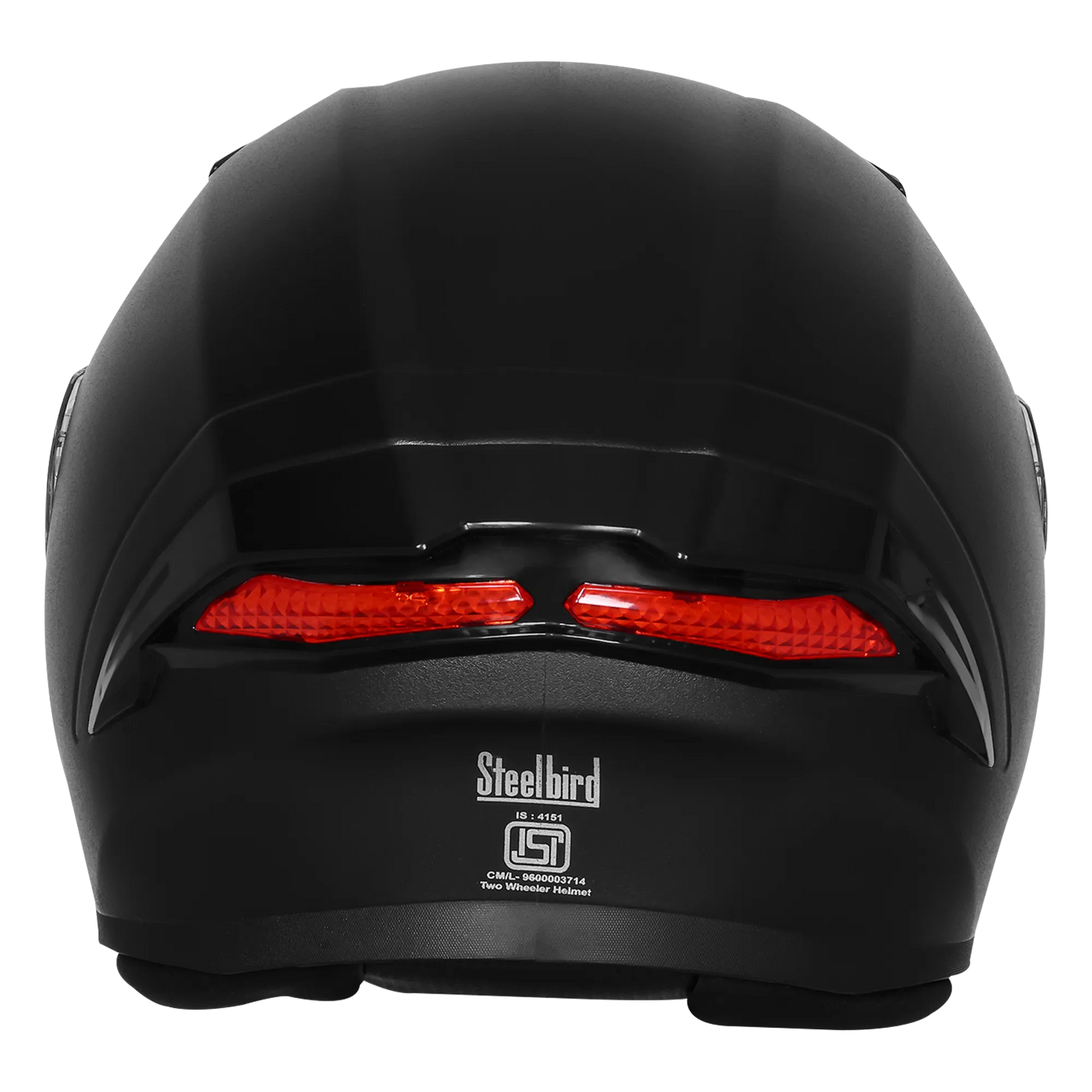 Steelbird Sba 15 R2k Dashing Black Flip Up Helmet