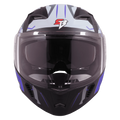 Steelbird Sba 20 09 Black Blue Flip up Helmet