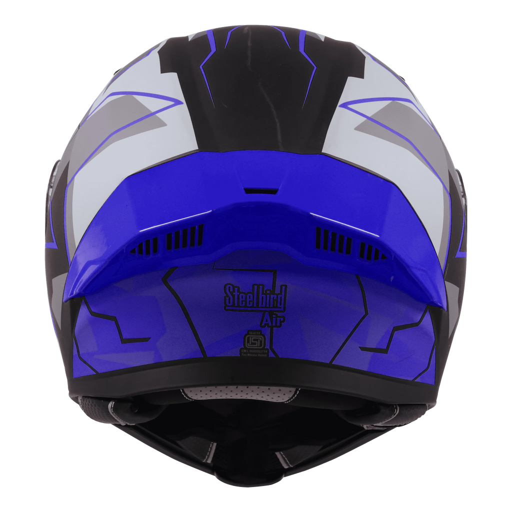 Steelbird Sba 20 09 Black Blue Flip up Helmet