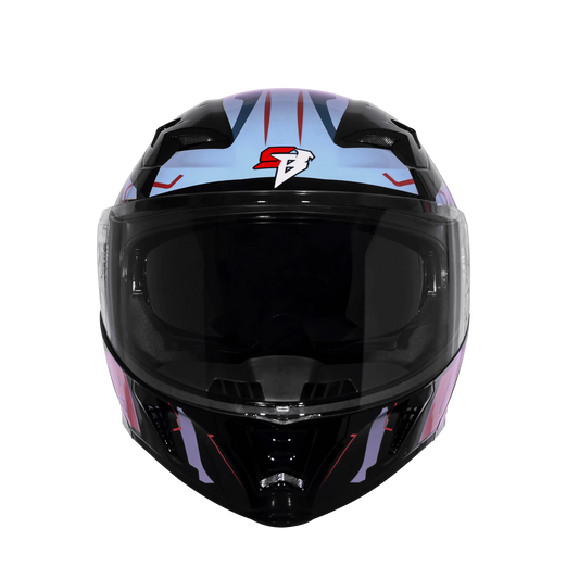 Steelbird Sba 20 09 Black Mettalic Bronze Flip Up Helmet