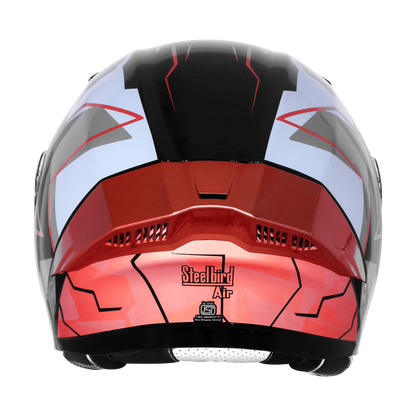 Steelbird Sba 20 09 Black Mettalic Bronze Flip Up Helmet