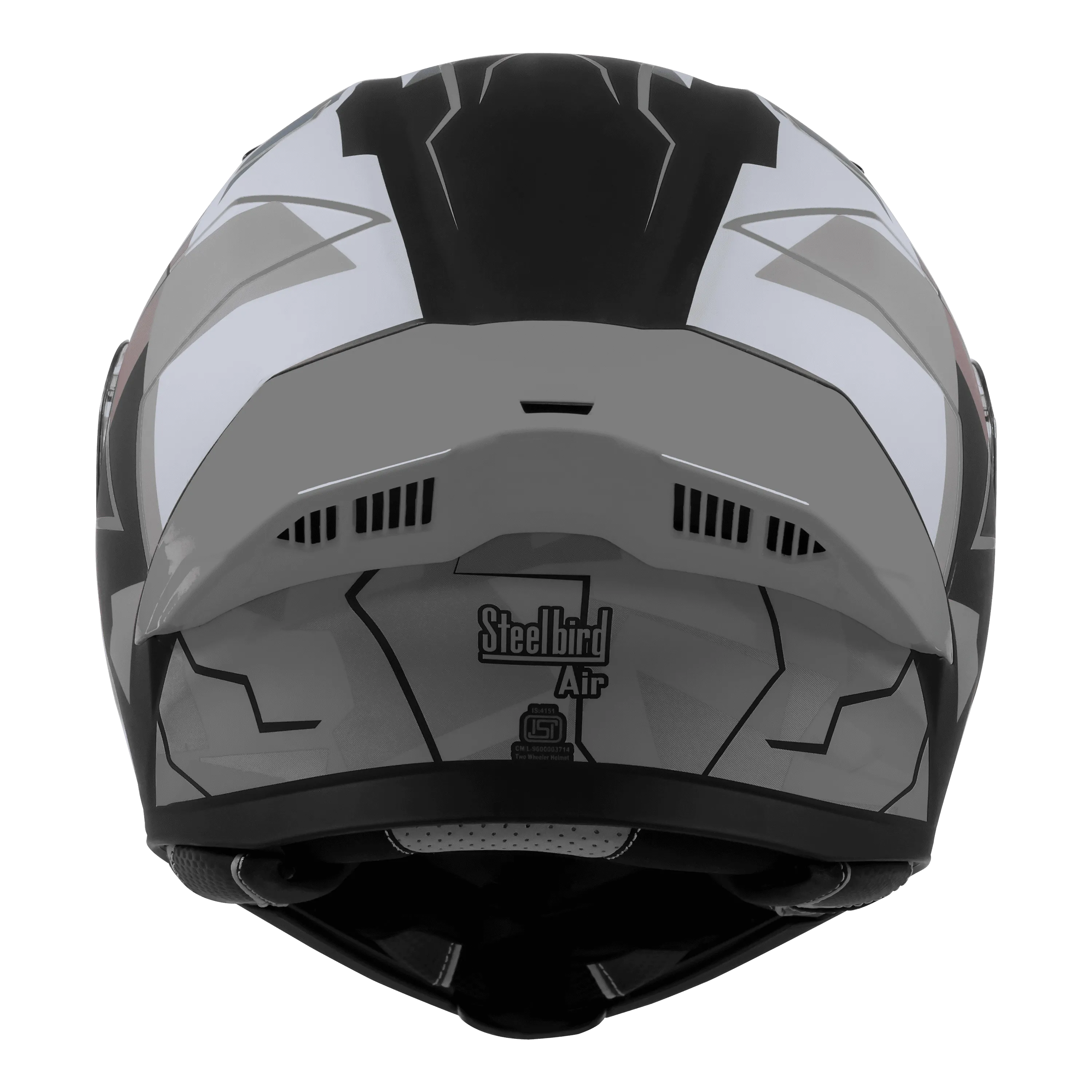 Steelbird Sba 20 Numerology 01 Black Gray Full Face Helmet