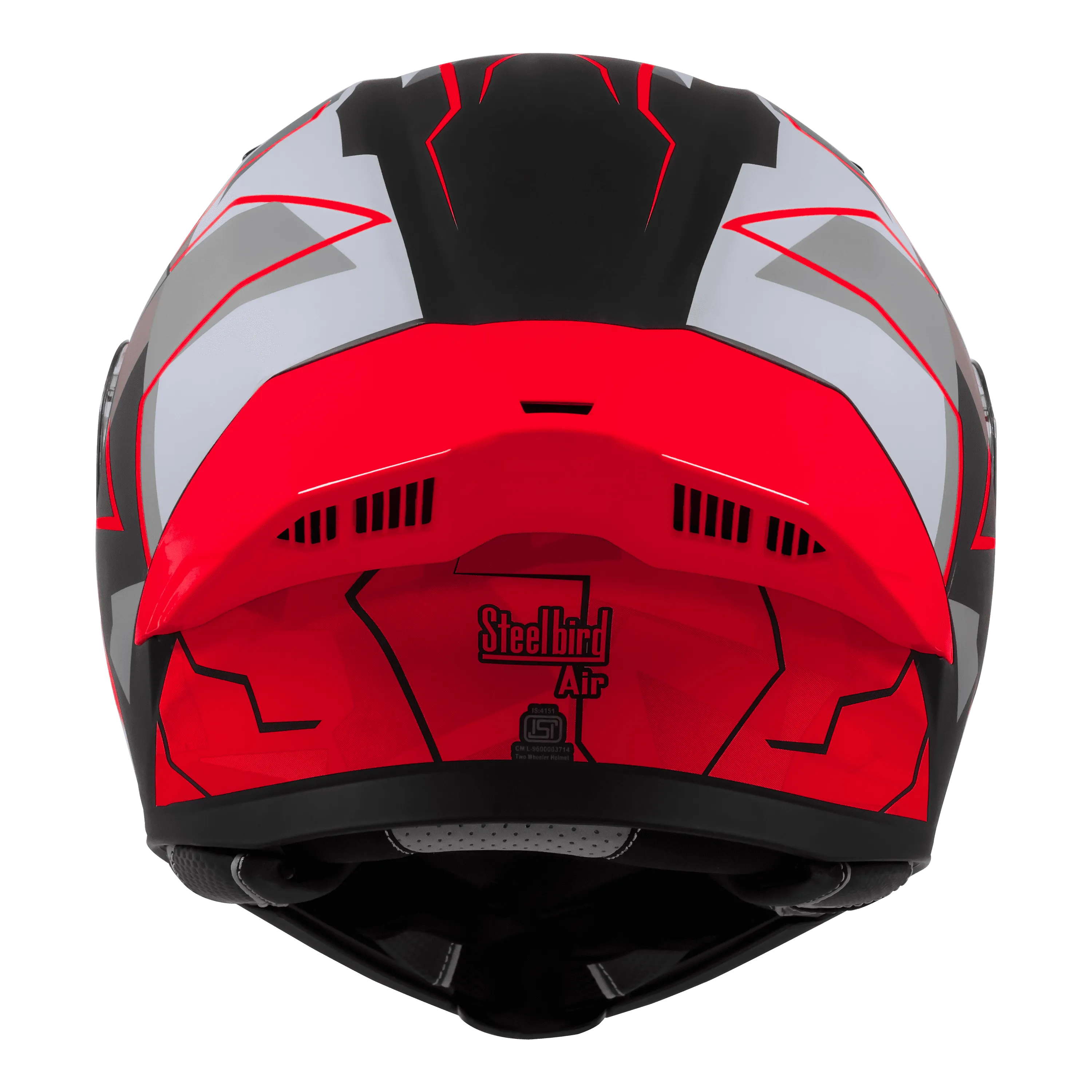 Steelbird Sba 20 Numerology 05 Black Red Full Face Helmet