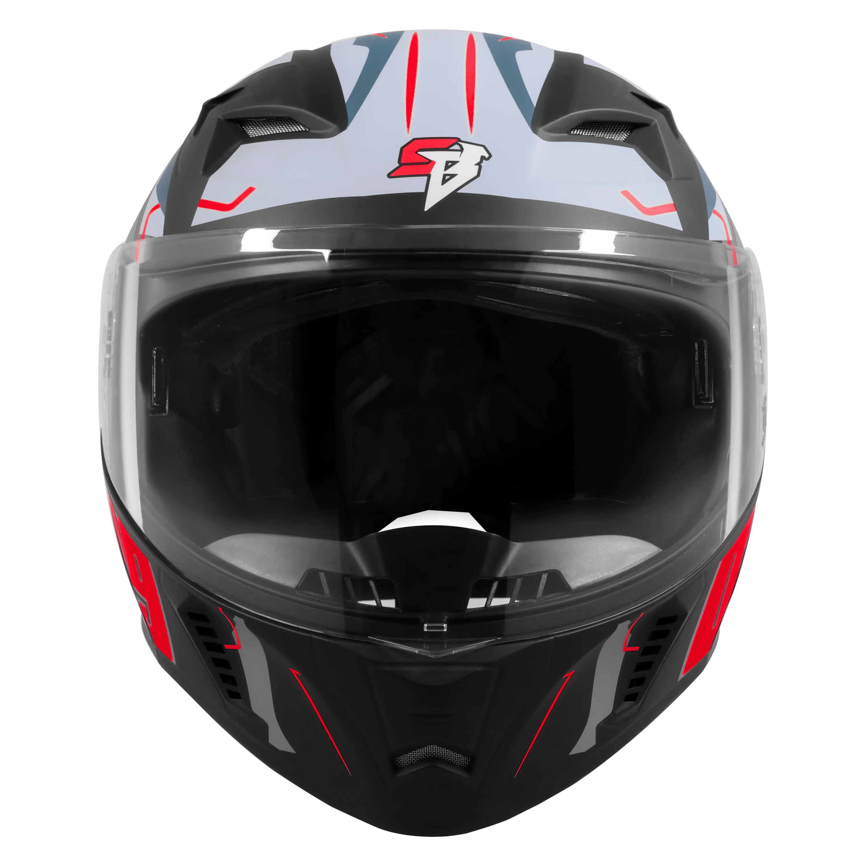 Steelbird Sba 20 Numorology 03 Black Red Full Face Helmet