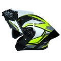 Steelbird Sba 20 Racer Black Neon Full Face Helmet