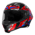 Steelbird Sba 20 Robo Black Red Full Face Helmet