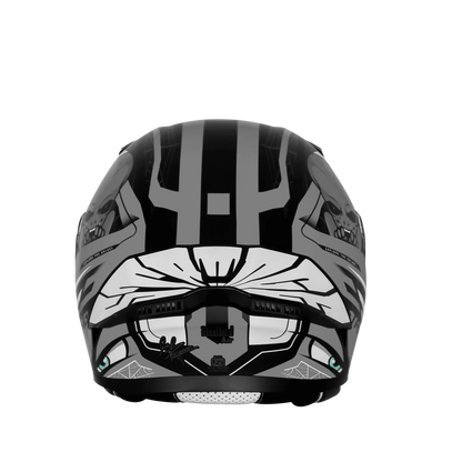 Steelbird Sba 20 Strance Black Gray Flip Up Helmet