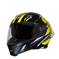 Steelbird Sba 20 Strange Black Neon Full Face Helmet