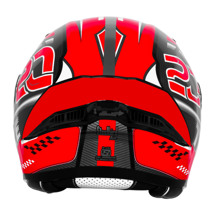 Steelbird Sba 20 Trace Black Red Flip Up Helmet
