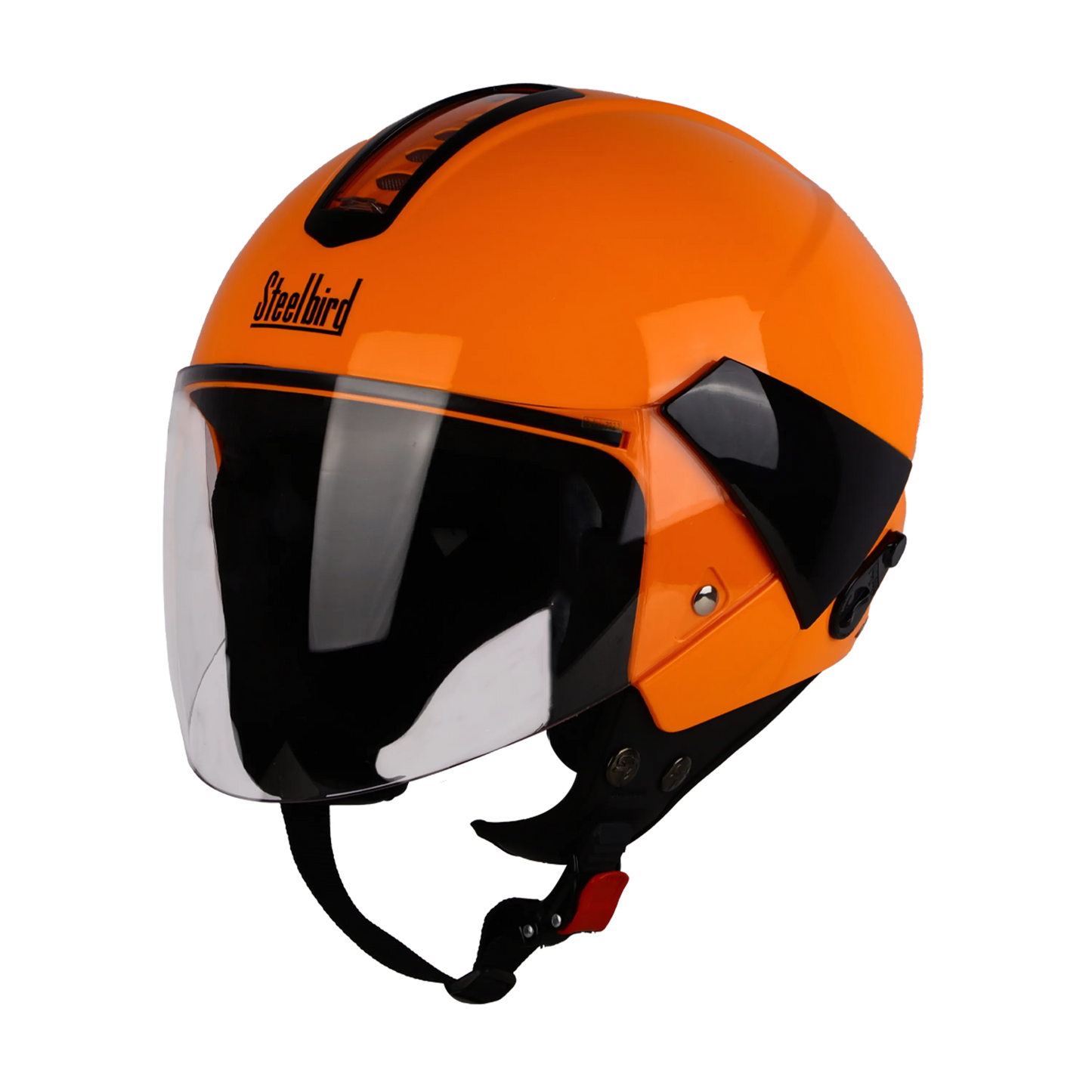 Steelbird SBH-05 TRIPLE NINE GLOSSY CORAN ORANGE MD