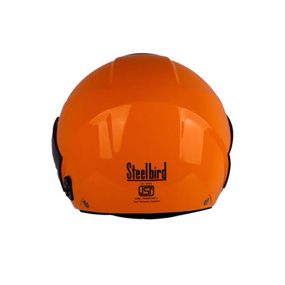 Steelbird SBH-05 TRIPLE NINE GLOSSY CORAN ORANGE MD