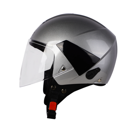 Steelbird SBH-05 TRIPLE NINE GLOSSY SILVER MD