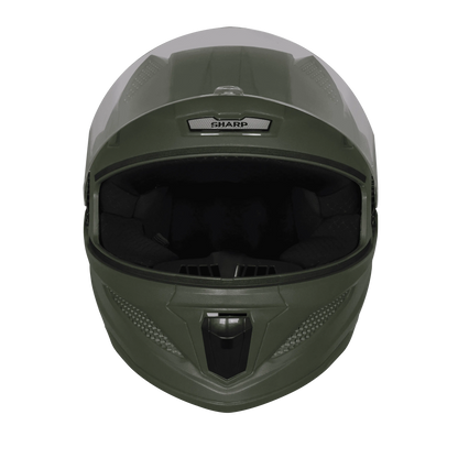 Steelbird  SBH-25 SV SHARP DASHING BATTLE GREEN