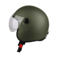 Steelbird Sbh-54 Vintage Matt B.Green Half face Helmet