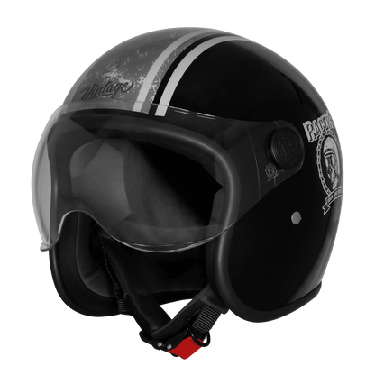 Steelbird  SBH-54 VINTAGE RACERS BLACK WITH GREY