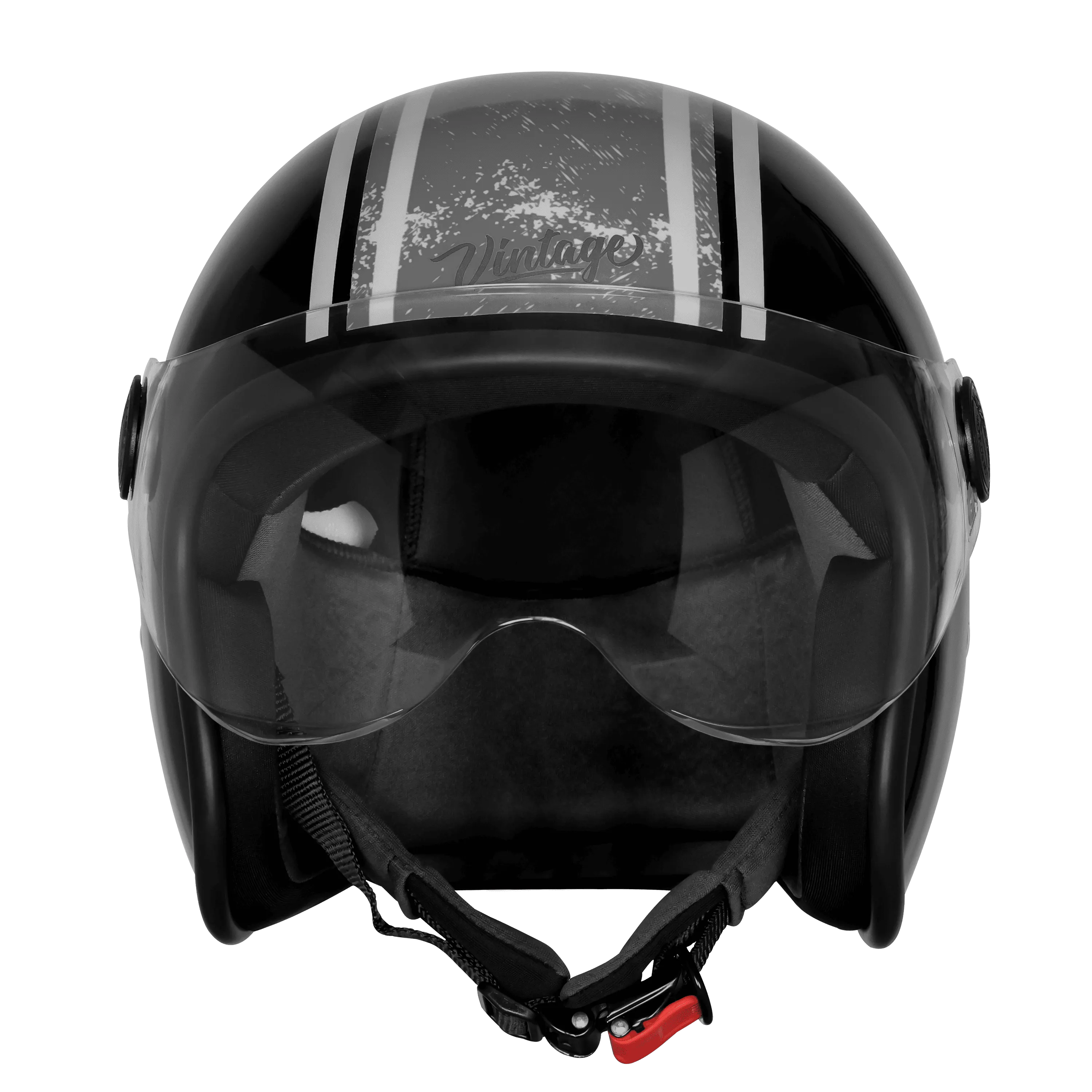Steelbird  SBH-54 VINTAGE RACERS BLACK WITH GREY