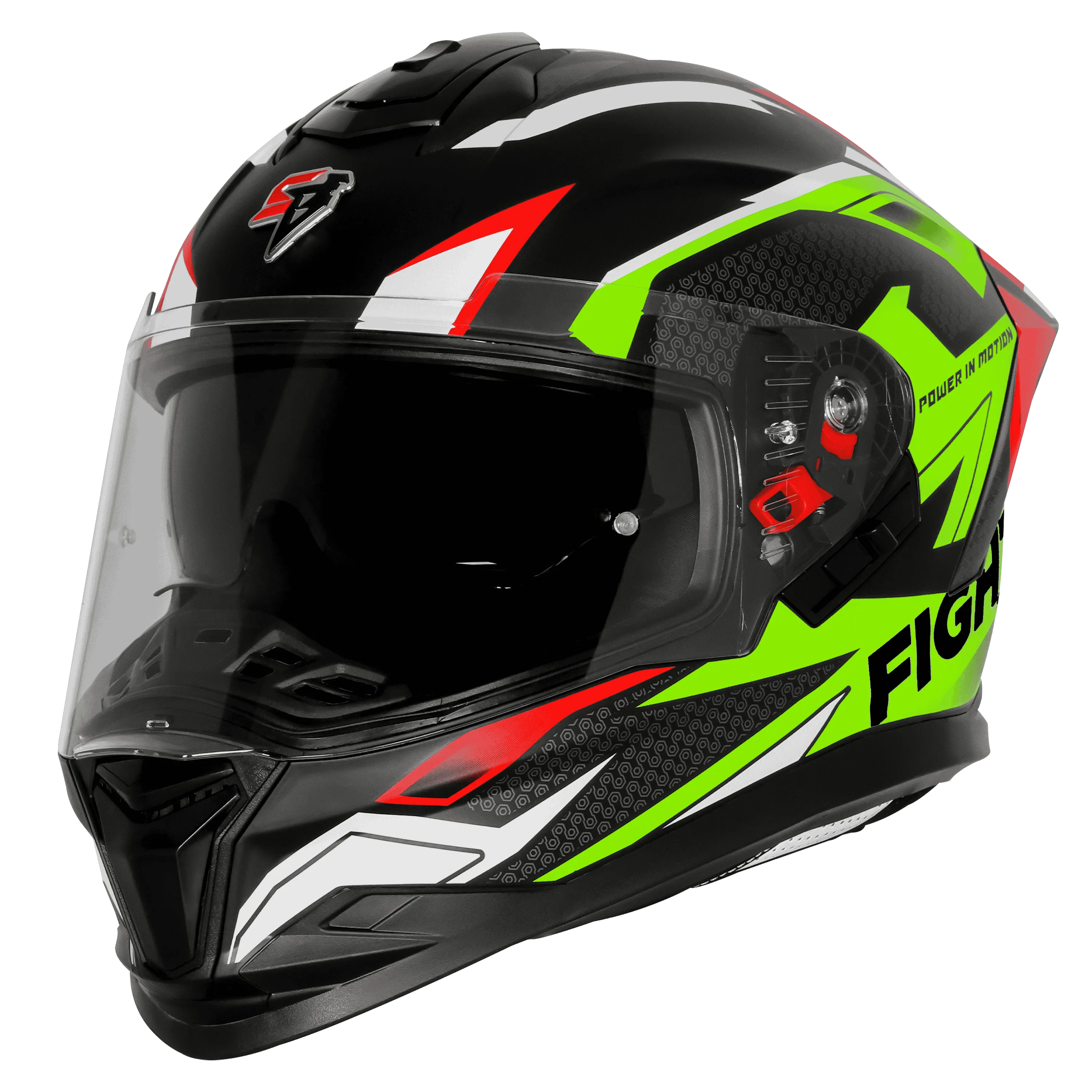 Steelbird Sbh-57 Fighter F7 black Neon Full Face Helmet