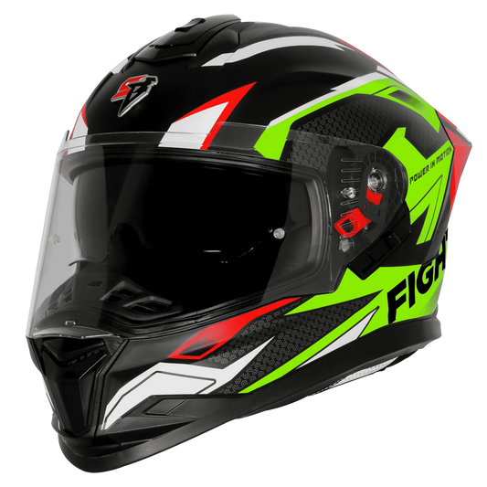 Steelbird Sbh-57 Fighter F7 black Neon Full Face Helmet