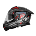 Steelbird Sbh-57 Fighter F8 Black Gray Full face Helmet
