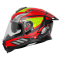 Steelbird Sbh-57 Fighter F8 Black Red Full face Helmet