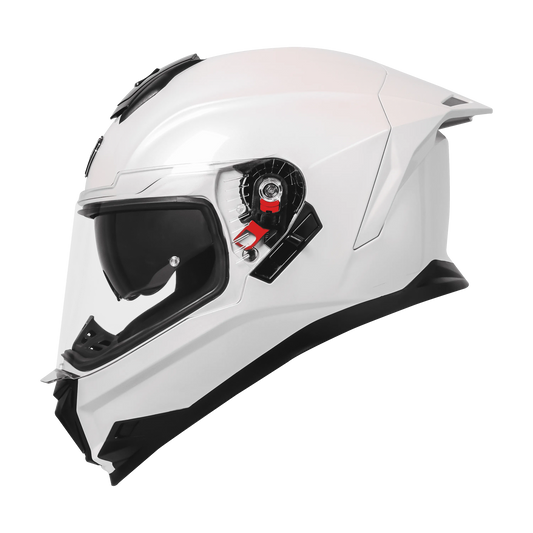 Steelbird Sbh-57 Fighter Pearl Chrome Full Face Helmet