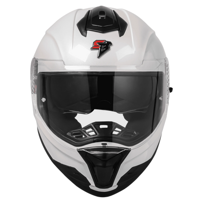 Steelbird Sbh-57 Fighter Pearl Chrome Full Face Helmet
