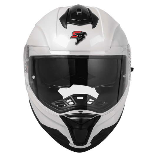 Steelbird Sbh-57 Fighter Pearl Chrome Full Face Helmet