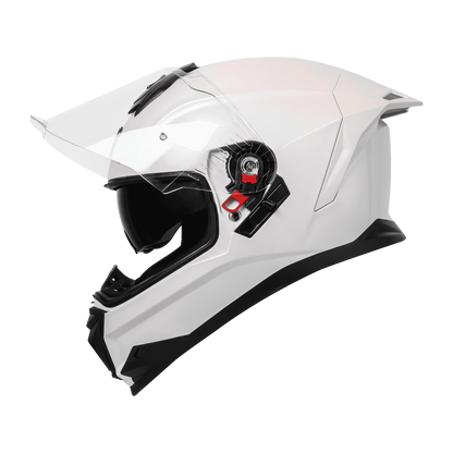 Steelbird Sbh-57 Fighter Pearl Chrome Full Face Helmet