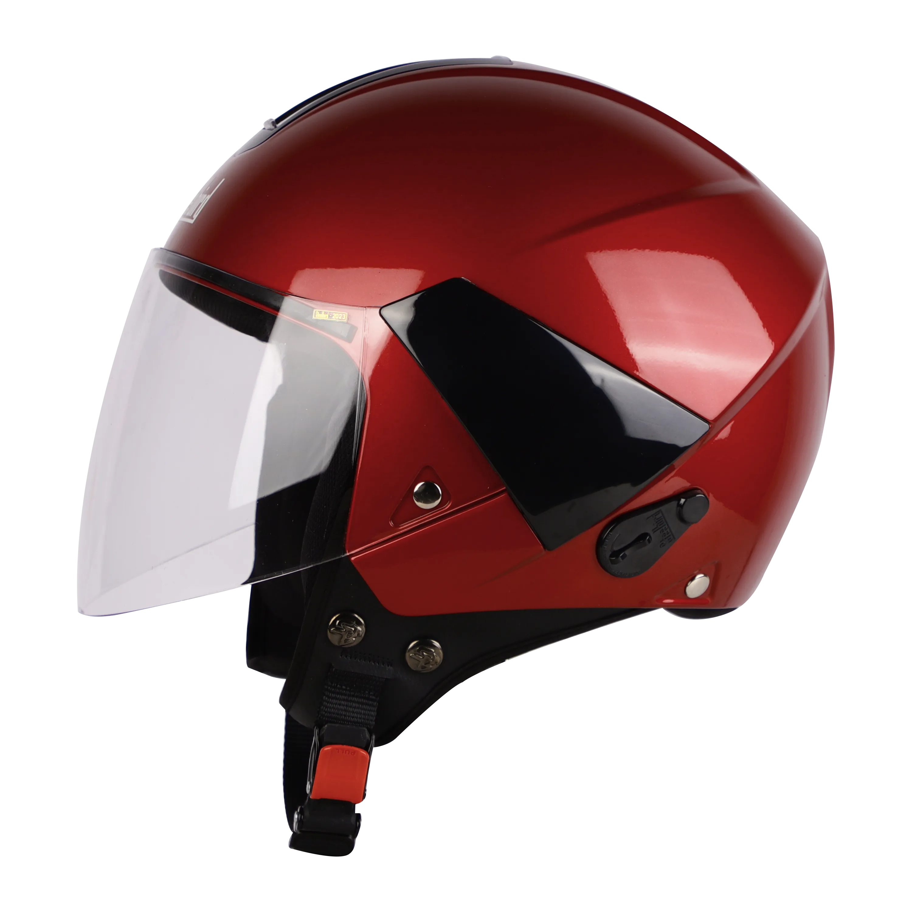 Steelbird SBH-5 Triple Nine Glossy Sports Red
