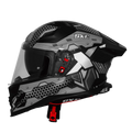 Steelbird Sbh-61 Sxe St2 Black With Grey Full Face Helmet
