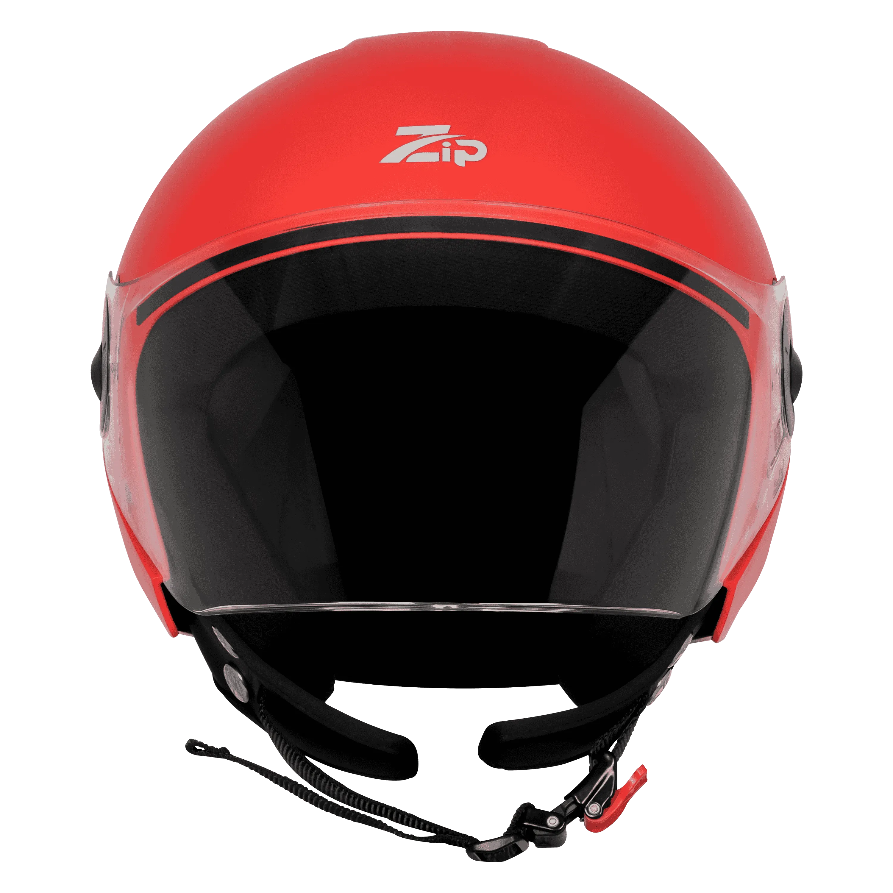 Steelbird Sbh-64 Zip Rf cherry red Half Face Helmet