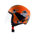 Steelbird Sbh5 Astronaut Orange Half Face Helmet