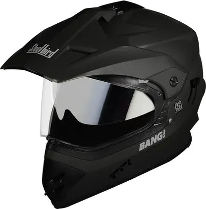 STEELBIRD Sbh 13 Bang Black Off Road Helmet