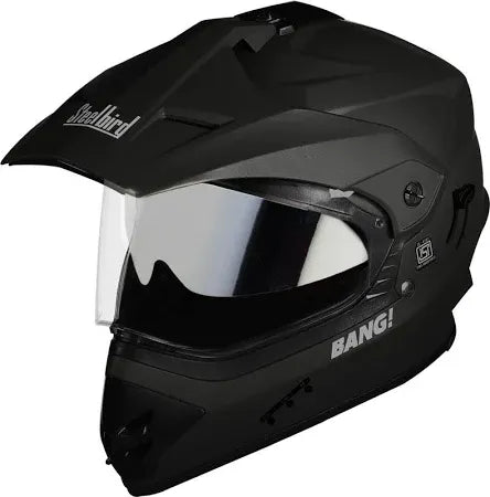 STEELBIRD Sbh 13 Bang Black Off Road Helmet