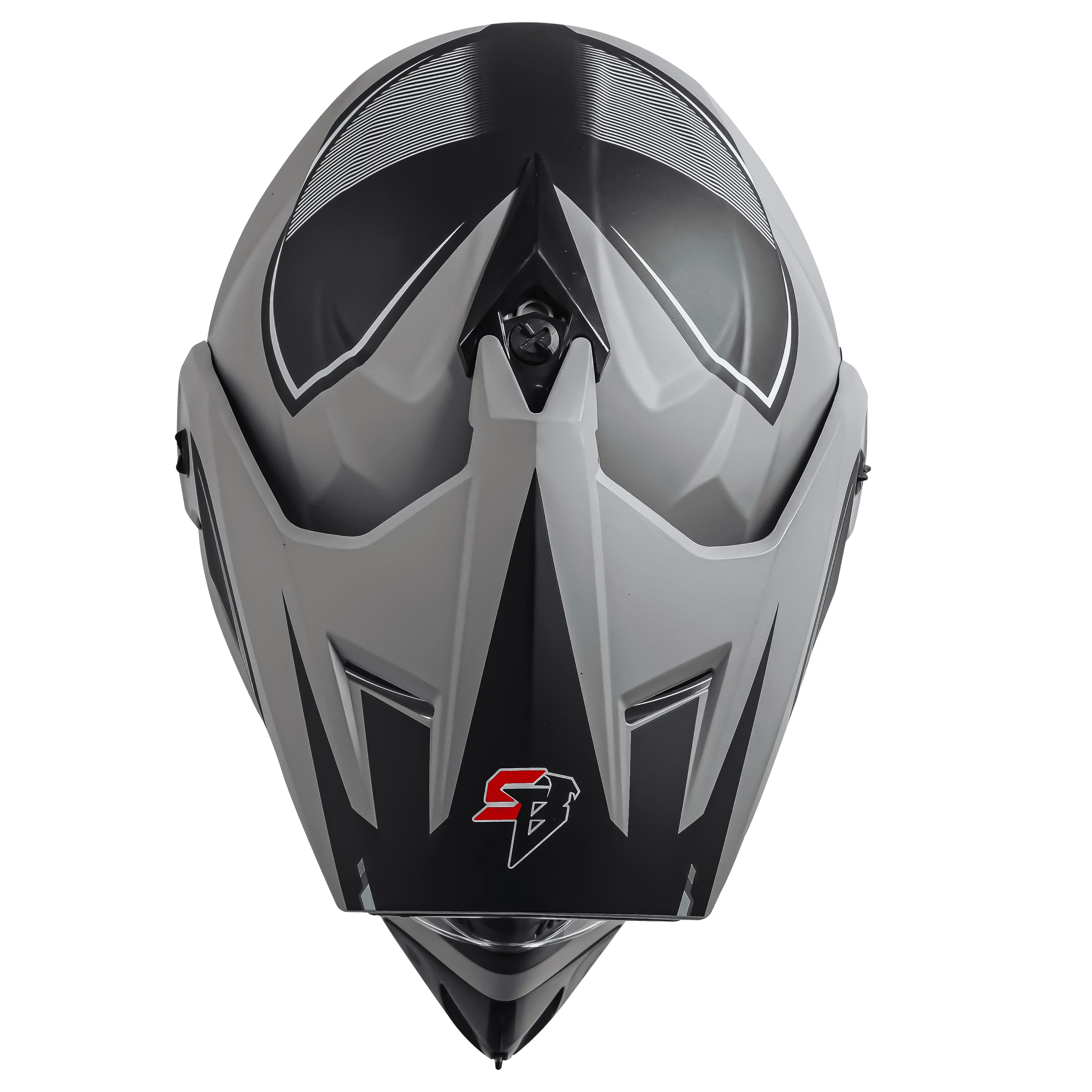 STEELBIRD Sbh 13 Racer Grey Gray Full Face Helmet