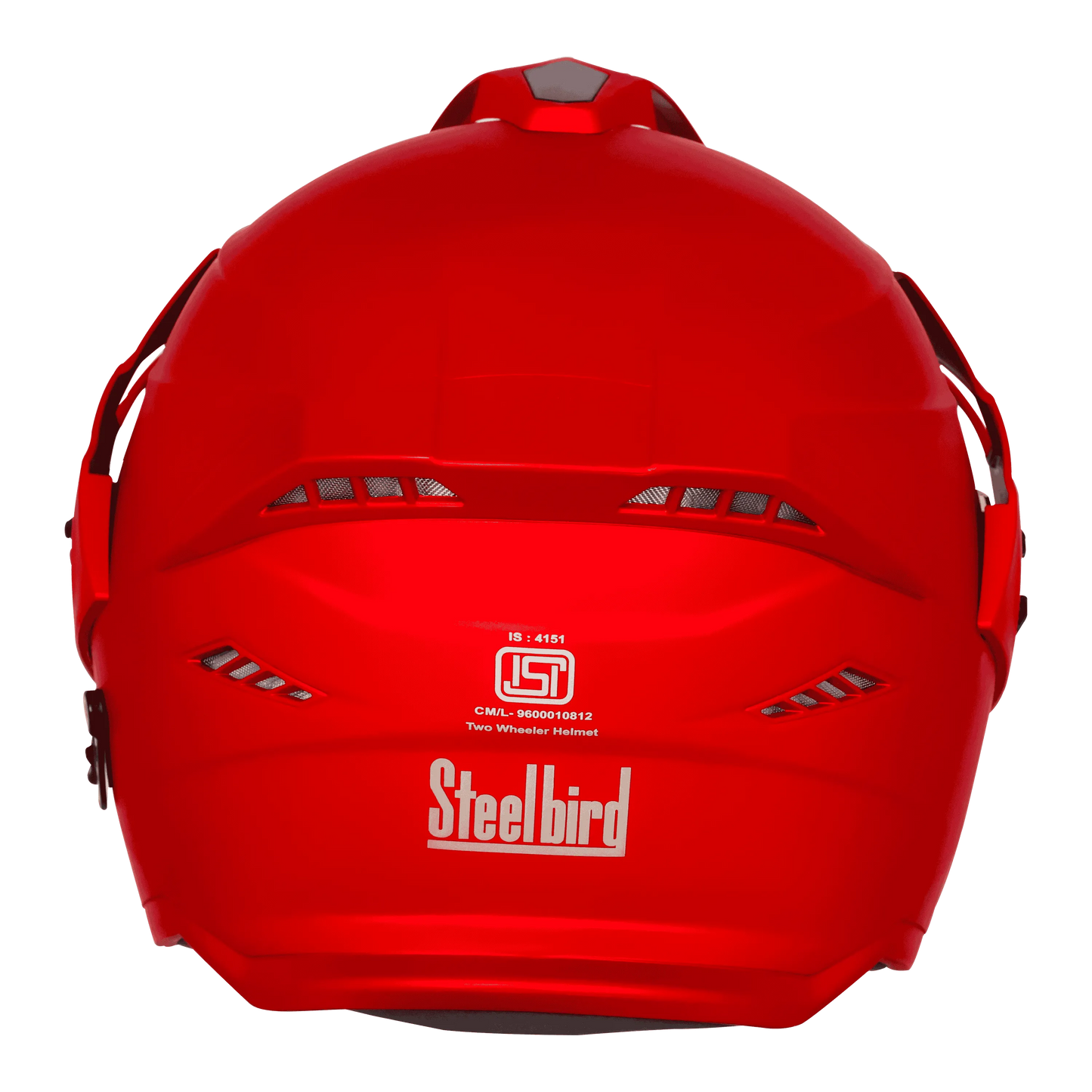 Steelbird Sbh 23 Ava Dashing Cherry Red Half face Helmet