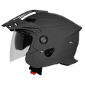 steelbird Sbh 23 Ava Dashing Honda Grey Half Face helmet