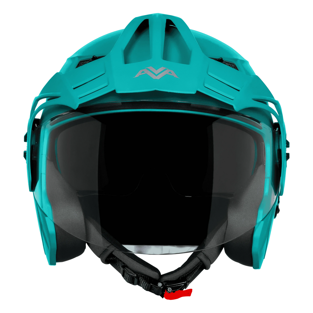 Steelbird Sbh 23 Ava dashing Jazz Blue Half Face Helmet